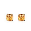 Studs of Yellow Gold with Citrins