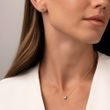 ENSEMBLE COLLIER ET BOUCLES D'OREILLES AVEC DIAMANTS EN OR BLANC - ENSEMBLES DE BIJOUX EN DIAMANT - BIJOUX