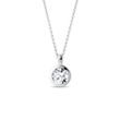 HALSKETTE MIT RUNDEM LABOR-DIAMANT IN WEISSGOLD - KETTEN MIT DIAMANTEN - KETTEN
