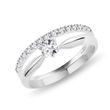 DIAMOND ENGAGEMENT RING SET IN WHITE GOLD - ENGAGEMENT AND WEDDING MATCHING SETS - ENGAGEMENT RINGS