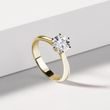 1 CARAT NATURAL DIAMOND RING IN YELLOW GOLD - BRILLIANT CUT DIAMOND ENGAGEMENT RINGS - ENGAGEMENT RINGS