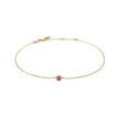 TOURMALINE BRACELET IN YELLOW GOLD - GEMSTONE BRACELETS - BRACELETS