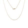 LONG 45 CM CHAIN IN 14K YELLOW GOLD - GOLD CHAINS - NECKLACES