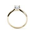 EXQUISITE OVAL DIAMOND RING IN YELLOW GOLD - DIAMOND ENGAGEMENT RINGS - ENGAGEMENT RINGS