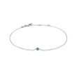 ARMBAND MIT BLAUEM DIAMANT IN WEISSGOLD - ARMBÄNDER MIT DIAMANTEN - ARMBÄNDER