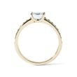 EMERALD CUT MOISSANITE GELBGOLD RING - RINGE GELBGOLD - RINGE