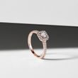 DIAMOND ENGAGEMENT RING IN ROSE GOLD - DIAMOND ENGAGEMENT RINGS - ENGAGEMENT RINGS