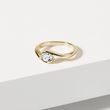 0,5CT DIAMOND RING IN YELLOW GOLD - BRILLIANT CUT DIAMOND ENGAGEMENT RINGS - ENGAGEMENT RINGS