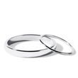 MINIMAL WHITE GOLD WEDDING RING SET - WHITE GOLD WEDDING SETS - WEDDING RINGS