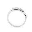 CHANNEL-SET DIAMOND BYPASS RING IN WHITE GOLD - WOMEN'S WEDDING RINGS - WEDDING RINGS