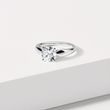 BAGUE DE FIANÇAILLES AVEC DIAMANT DE LABORATOIRE DE 1,50 CT EN OR BLANC - BAGUES AVEC DIAMANTS DE SYNTHÈSE - BAGUES DE FIANÇAILLES