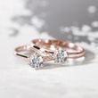 0.5CT DIAMOND ENGAGEMENT RING IN ROSE GOLD - SOLITAIRE ENGAGEMENT RINGS - ENGAGEMENT RINGS