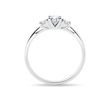 BAGUE D'OR BLANC DESIGN AVEC DIAMANTS - BAGUES DE FIANÇAILLES EN DIAMANT - BAGUES DE FIANÇAILLES