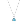 TOPAZ PENDANT IN WHITE GOLD - TOPAZ NECKLACES - NECKLACES