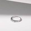 14KT WEISSGOLD RING MIT DIAMANT - VERLOBUNGSRINGE DIAMANTEN - VERLOBUNGSRINGE