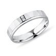 DAMENRING MIT ZWEI DIAMANTEN IN WEISSGOLD - RINGE DIAMANT - RINGE