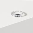 CHANNEL-SET DIAMOND BYPASS RING IN WHITE GOLD - WOMEN'S WEDDING RINGS - WEDDING RINGS