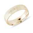 WOMEN'S VERTICAL RIDGE 14K YELLOW GOLD RING - YELLOW GOLD RINGS - RINGS