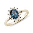 LONDON TOPAZ AND DIAMOND RING - TOPAZ RINGS{% if category.pathNames[0] != product.category.name %} - {% endif %}