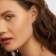EMERALD EARRINGS IN 14K GOLD - EMERALD EARRINGS - EARRINGS