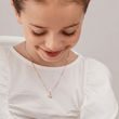 KINDERANHÄNGER MIT SCHMETTERLING AUS ROSÉGOLD - KINDER ANHÄNGER - KETTEN