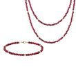 GARNET-SCHMUCKSET AUS ARMBAND UND HALSKETTE IN GOLD - SCHMUCK-SETS{% if kategorie.adresa_nazvy[0] != zbozi.kategorie.nazev %} - SCHMUCK{% endif %}