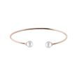 ARMREIF MIT PERLEN IN ROSÉGOLD - ARMSPANGEN - ARMBÄNDER