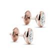 OHRRINGE MIT OVALEN LABOR-DIAMANTEN IN ROSÉGOLD - OHRSTECKER DIAMANT - OHRRINGE