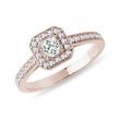 DIAMOND ENGAGEMENT RING IN ROSE GOLD - DIAMOND ENGAGEMENT RINGS - ENGAGEMENT RINGS