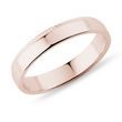 ALLIANCE POUR HOMMES EN OR ROSE ET MOTIF STRIÉ - ALLIANCES DE MARIAGE HOMMES - ALLIANCES DE MARIAGE