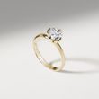 1CT LAB GROWN DIAMOND RING IN YELLOW GOLD - RINGS WITH LAB-GROWN DIAMONDS - ENGAGEMENT RINGS