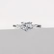 1CT HEART DIAMOND RING IN WHITE GOLD - RINGS WITH LAB-GROWN DIAMONDS - ENGAGEMENT RINGS