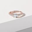 ROSÉGOLDENER VERLOBUNGSRING MIT DIAMANT - RINGE MIT LAB GROWN DIAMANTEN - VERLOBUNGSRINGE
