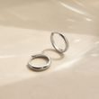 CLASSIC HOOP EARRINGS IN WHITE GOLD - WHITE GOLD EARRINGS - EARRINGS
