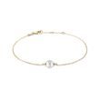 PEARL BRACELET IN 14K YELLOW GOLD - PEARL BRACELETS - PEARL JEWELLERY