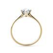 HALF-CARAT DIAMOND RING IN YELLOW GOLD - BRILLIANT CUT DIAMOND ENGAGEMENT RINGS - ENGAGEMENT RINGS