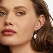 BAROQUE PEARL DROP EARRINGS IN YELLOW GOLD - PEARL EARRINGS - PEARL JEWELRY