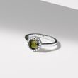 HALO-RING AUS WEISSGOLD MIT DIAMANTEN - RINGE MOLDAVIT - RINGE