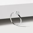 RING MIT 0,15 CT DIAMANT IN WEISSGOLD - VERLOBUNGSRINGE MIT BRILLANT - VERLOBUNGSRINGE