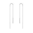 DIAMOND BAR THREADER EARRINGS IN WHITE GOLD - DIAMOND EARRINGS{% if category.pathNames[0] != product.category.name %} - {% endif %}