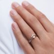 DIAMANT V RING IN WEISSGOLD - RINGE DIAMANT - RINGE