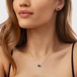 TAHITIAN PEARL NECKLACE IN WHITE GOLD - PEARL PENDANTS - PEARL JEWELRY