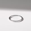 BAGUE DE MARIAGE EN OR BLANC AVEC DIAMANT - ALLIANCES DE MARIAGE FEMMES - ALLIANCES DE MARIAGE