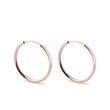 CRÉOLES EN OR ROSE - BOUCLES D'OREILLES EN OR ROSE - BOUCLES D'OREILLES