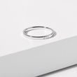 WEDDING RING OF WHITE GOLD WITH THREE DIAMONDS - WOMEN'S WEDDING RINGS - WEDDING RINGS