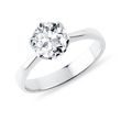 1CT FLOWER DIAMOND ENGAGEMENT RING IN WHITE GOLD - BRILLIANT CUT DIAMOND ENGAGEMENT RINGS - ENGAGEMENT RINGS