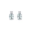 WHITE GOLD EARRINGS WITH OVAL AQUAMARINE - AQUAMARINE EARRINGS{% if category.pathNames[0] != product.category.name %} - {% endif %}