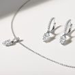 SCHMUCKSET MIT LABORDIAMANTEN IN 14 KT WEISSGOLD - SCHMUCK-SETS - SCHMUCK