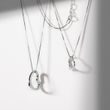 DIAMOND HEART NECKLACE IN 14K WHITE GOLD - DIAMOND NECKLACES - NECKLACES