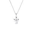 CHILDREN'S DIAMOND ANGEL NECKLACE IN WHITE GOLD - CHILDREN'S NECKLACES - NECKLACES